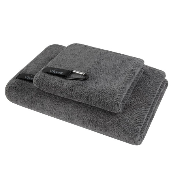 VIVOTE Microfibre Towel, Quick-Drying Sports Towel, Gym, Travel Towel, Bath