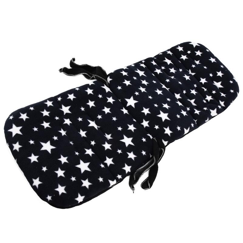 Baby Stroller Cushion Soft Flannel Star Pattern Universal Infant Trolley