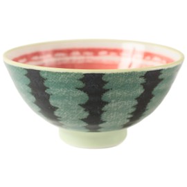 Mino ware Japanese Ceramics Kids Rice Bowl made in Japan (Japan Import) MIC057 (Watermelon)