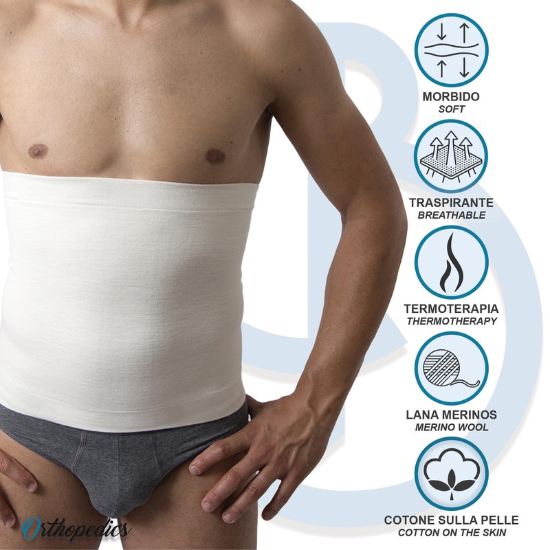 Beman® – Termochtung Anallergica Unisex Men's Lana Merino – Inner