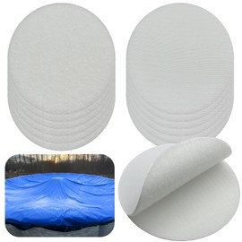 Adnee 6 Set 5'' Larger Pool Pillow Connector, Adhensive Winter Pool Cover Stickers, Winter Cover Connector Air Pillow for Swimming Pools Closing Winterizing