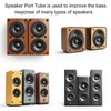 sourcing map 6Pcs 43x147mm/1.7 x 5.8 Inch Speaker Port Tube