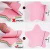 Sticky Notes Star Shaped - Self Stick Post Memo Cute