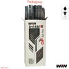 WIN 20 x 0.7mm Ball Pen Triam BLACK Smooth Ballpoint