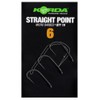 Korda Straight Point Micro Barbed Qty 10 (Size 6)