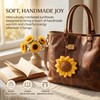 3.4 Inch Sunflower Car Accessories - Crochet Rear View Mirror