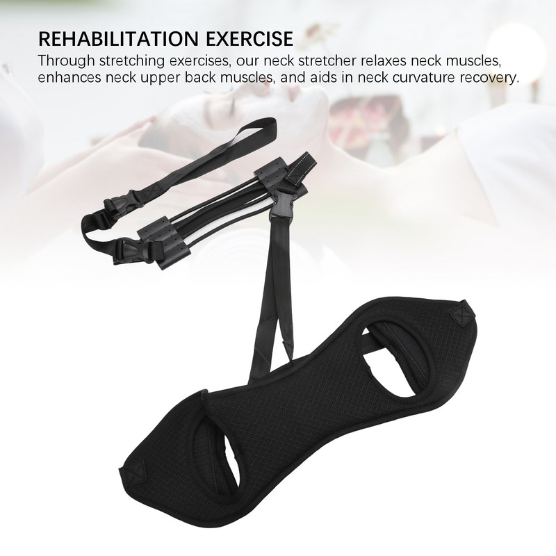 Neck Stretcher Strap Portable Neck Cervical Traction Device Shoulder Relax