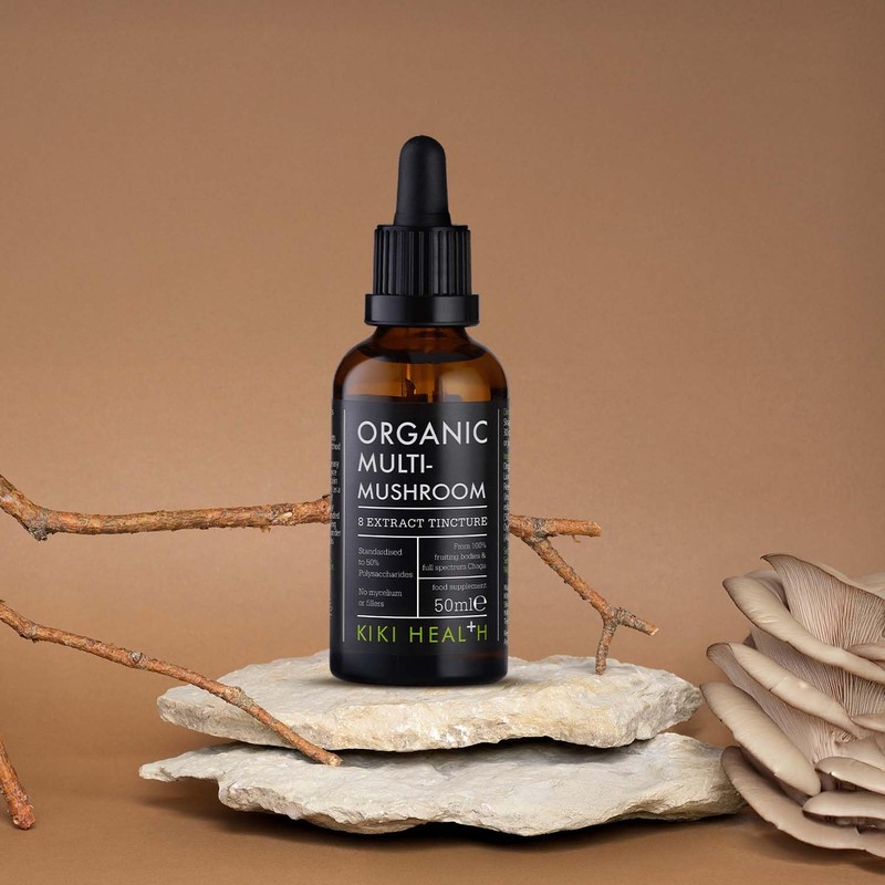 KIKI Health - Organic Multi-Mushroom Extract Tincture - 8 Mushroom