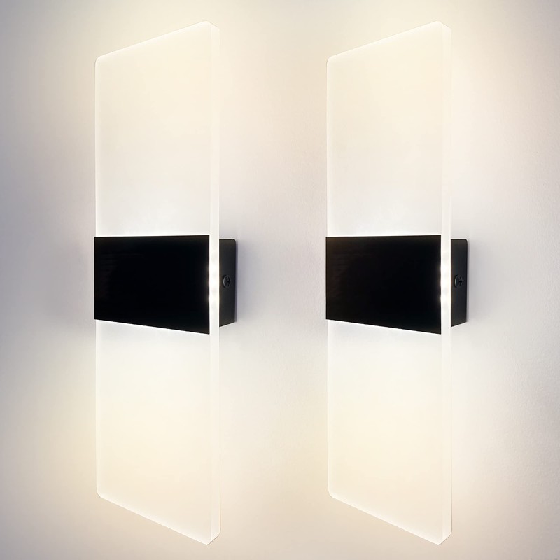 2Pack RV LED Wall Sconce with Switch, 12Volts RV Interior
