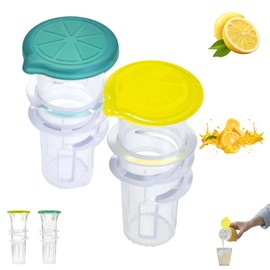 Lemon Squeezer,2025 New Screw-Top Lemon Squeezer,Manual Lemon Juicer,Orange Citrus Press,Compact Citrus Press,Squeeze Lime for Cocktails, Drinks