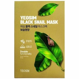 SellerHub Yeosim Mask Pack Black Snail Moisturizing Nourishing 23ml 5-Pack (297932) (S48695883) / 여심 마스크팩 블랙스네일 보습영양 23ml 5매입(297932) (S48695883)