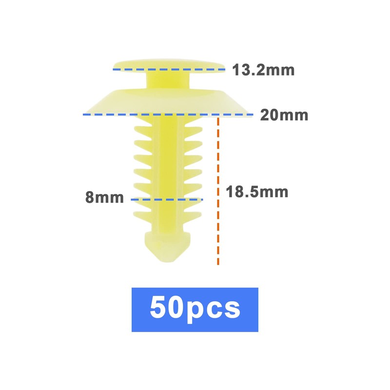 eMagTech 50Pcs Door Panel Retainers Clips Replacement N802900 Compatible with