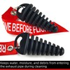 2 Pack Muffler Exhaust Wash Plug 0.6"-1.5" Rubber Exhaust Plugs