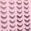 False Eyelashes Natural Look Fluffy Mink Lashes 4 Styles Wispy