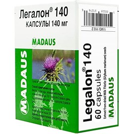 Madaus Legalon 140mg 60 Capsules (One Pack)