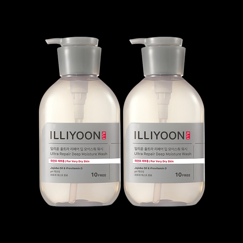 Ilyoon [일리윤][2입] 울트라 리페어 딥 모이스춰 워시 [ILLIYOON][2-Pack] Ultra Repair