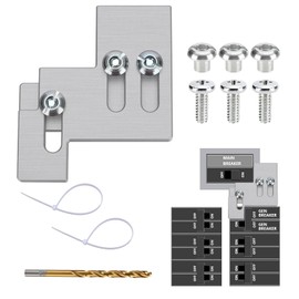 STPCTOU Generator Interlock Kit Compatible with Square D QO or Homeline 100 or 125 Amp Panels. 3/4 to 7/8 Inch Spacing Between Main and Branch Breaker, Safety Generator Interlock Kit(SQD100A)