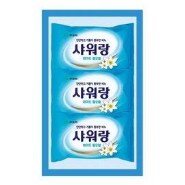 Mugunghwa Shower & White Floral Face & Body Soap 130g 3-Pack