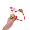 Healvian Christmas Headband Santa Claus Style Hairband for Dress Up