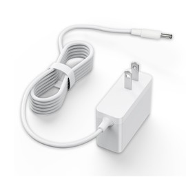 12V Charger Compatible with Levoit Core Mini Air Purifier LAP-C161-WUS LAP-C161-KUS LAPC161WUS LAPC161KUS, AC Adapter Power Supply Chargeing Cable PSU White