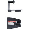 BGS 67159 | Magnet-Papierrollen-Halter | 2-tlg. | schwarz | Küchenrollenhalter