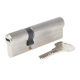 Yale 30X60 DB NI 30 x 60mm 6 Pin Cylinder - Exterior Door, Interior Door, Entrance Door - YC1000+ - 4 Reversible Keys Nickel Plated