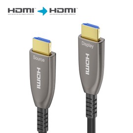 Sonero® 8K-HDMI 2.1 Kabel, Glasfaser-Hybrid-Kabel, Auflösung bis 8K 60 Hz (7680 x 4320) / 4K 120Hz (3840 × 2160), HDCP 2.2 Unterstützug, anthrazit, 10 Meter