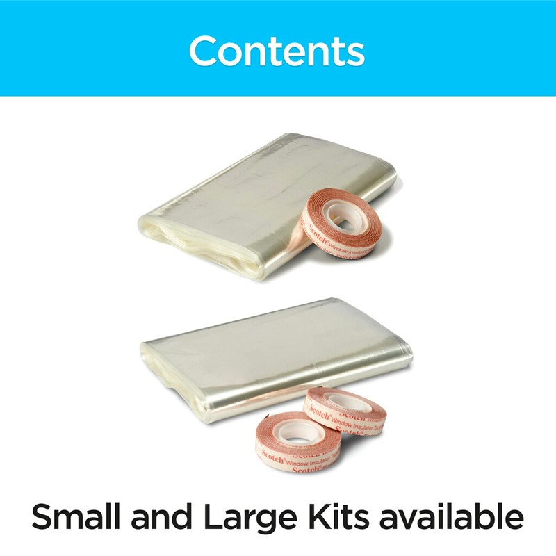 3 m en interior ventana aislante Kit, 5 ventanas, Interiores
