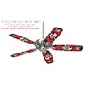 Emo Skull Bones - Ceiling Fan Skin Kit fits most