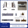 Automatic Hydraulic Door Closer, Adjustable Soft Close Buffer with Aluminum