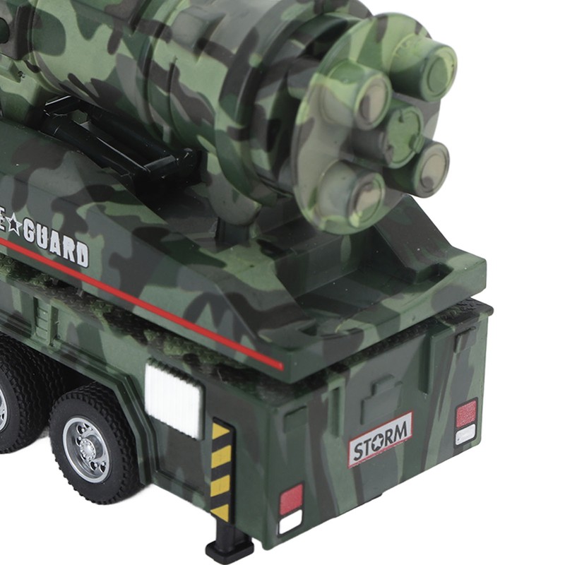 Missile Truck Toy High Simulation Strong Return Force Alloy Lights
