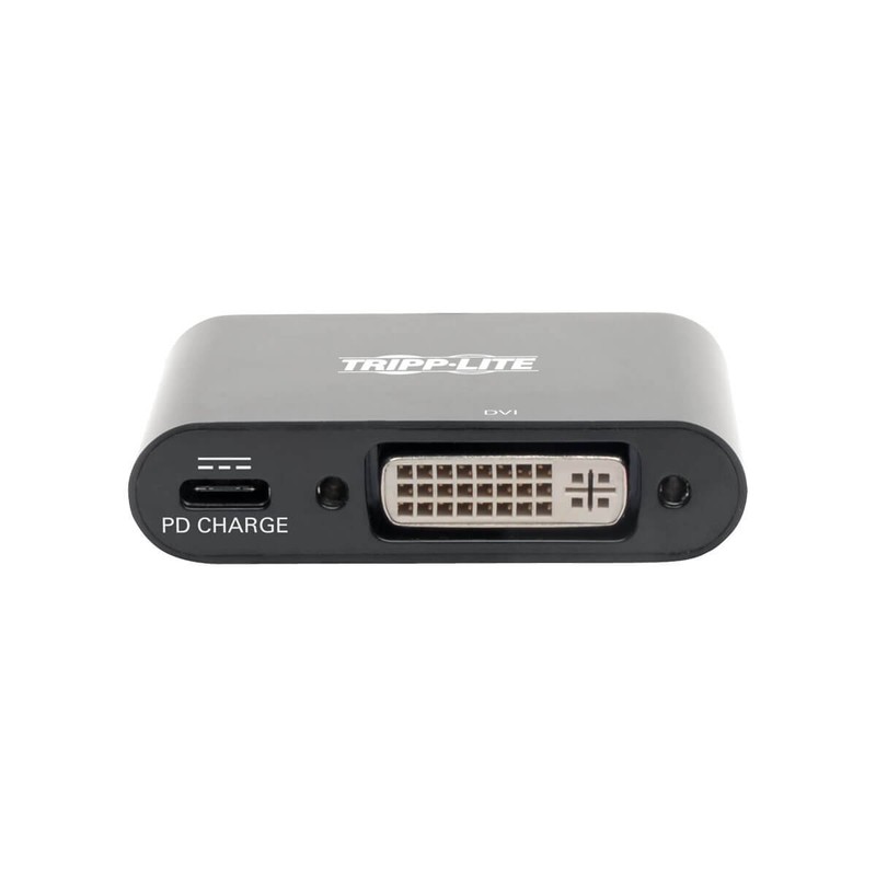 Tripp Lite USB C to DVI Adapter Converter w/PD Charging