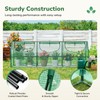 Greatbuddy Portable Mini Greenhouse, 3×3×9Ft, High-Density PE Plant Cover with