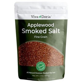 Viva Doria Applewood Smoked Sea Salt - Fine Grain, 2 lb