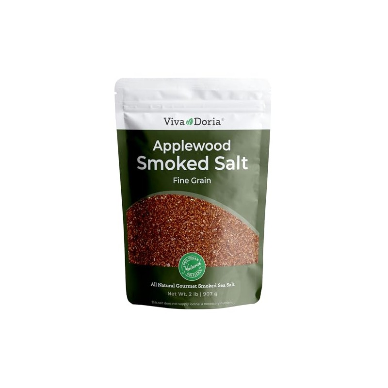 Viva Doria Applewood Smoked Sea Salt - Fine Grain, 2