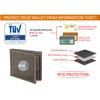 Slim genuine leather wallet especially comfortable simple and extra sturdy