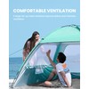OutdoorMaster Beach Tent for 3/4 Person - Easy Setup Sun