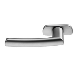 Original Roto window handle, window handle for roof windows of the R6 and R8 series, plastic, colour: silver