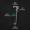 AUDEEKON 3.25 Inch Valance Clips (4-Pack) – Horizontal Blind Clip