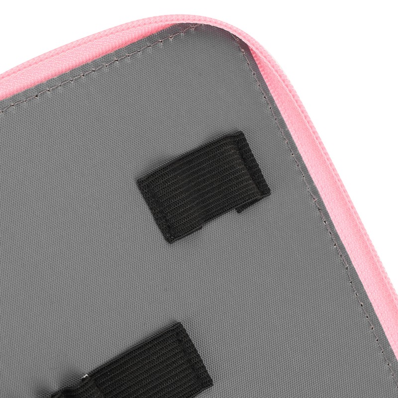 Pencil Case Rose Printed Multi Layer Zipper 252 Slots Portable