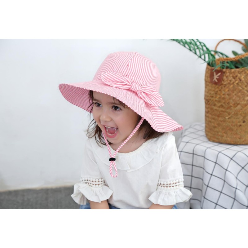 Sombrero de verano de algodón para bebé y niña, con