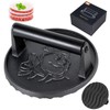 Heavy Duty Cast Iron Burger Press Kit for Smash Burgers