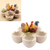 Yarnow Resin Succulent Pot Bonsai Flower Pot Chicken Statue Miniature