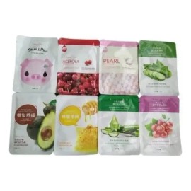 10 Mascarillas Coreanas Hidratantes Facial L Mixta                                                                                                    