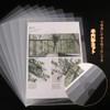 DFsucces Clear File A4 Document Storage Transparent Waterproof Storage Document