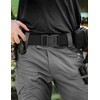 JUKMO Men's Tactical Belt with Lock, Military Work 1.5" Stretch
