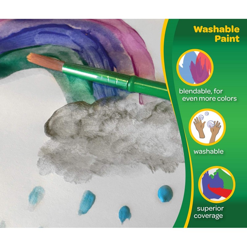 Crayola Washable Paint, Orange, 16 oz.