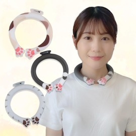 Harada Industry Plant-derived PCM Nyan Cool Neck Ring, Hachiwale, Cooling Goods, Cooling Goods, Cooling Ring, Cool Cats, Paw Neck, Repeated Usable, Heat Countermeasures, Cool, Walks, Outdoors,