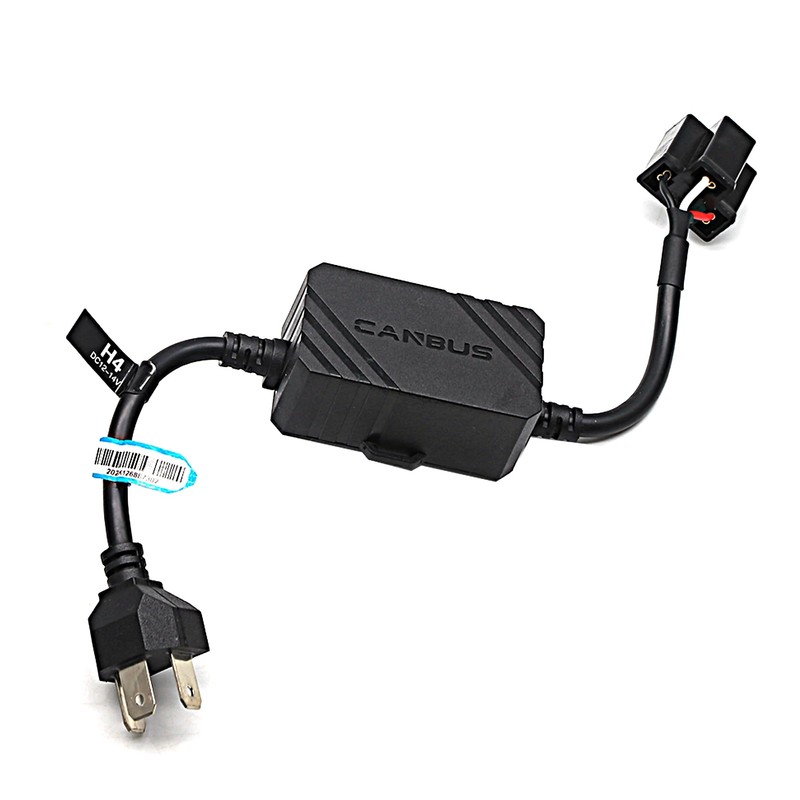 Cougar Motor H4/9003 CANbus Decoder, Anti-Flickering Harness Fog Bulb Fast