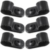 vibedor 60 Pcs R-Type Cable Clip Wire Clamp, 1/2 Inch